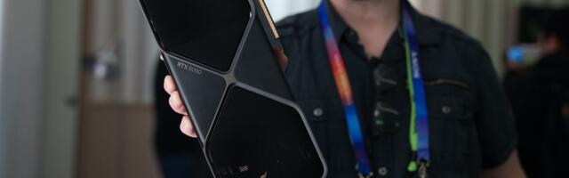 Up close with the Nvidia GeForce RTX 5090 FE, an incredibly compact flagship video card