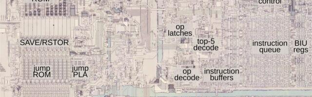 [Перевод] Декодирование инструкций в сопроцессоре с плавающей точкой Intel 8087