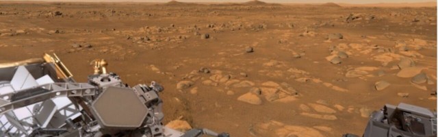 Watch a 360-degree video of Mars captured by the Perseverance Rover