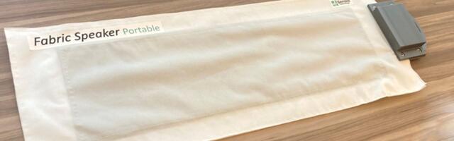 New fabric speakers use flexible electronics to be thin, light, and flexible  — AIST Japan's latest breakthrough; audiophile ready, or only suitable for cloth ears?