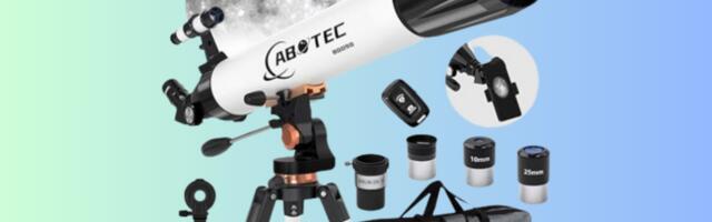 Magnify your view into outer space with this 40% off telescope