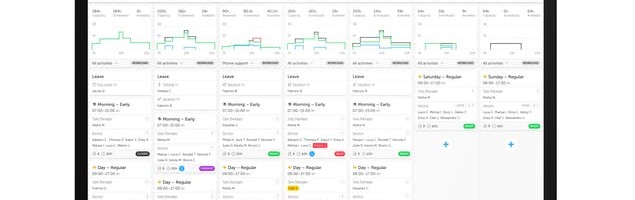 Collaborative scheduling for customer service teams.