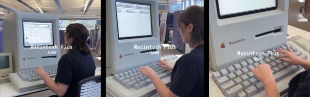 Computer History Museum unveils comically large-scale rendition of the 1986 Apple Macintosh Plus  — 'Big Mac' celebrates 50th Apple anniversary towering all-in-one's keyboard looks disproportionately huge today