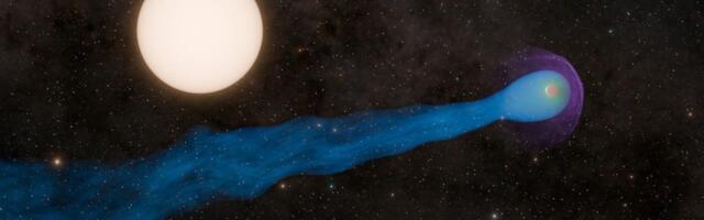 Astronomers spot strange exoplanet with a tail 350,000 miles long