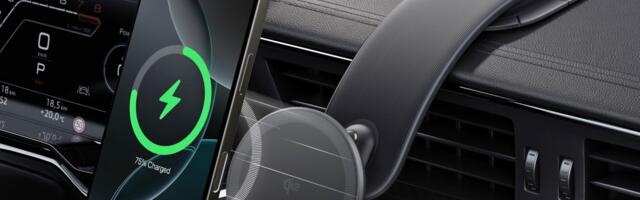 Anker’s new wireless car charger sticks a big flexible tongue to your dashboard