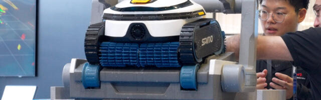 This pool-cleaning robot can climb out of pools, and you can get it for $1,000 off