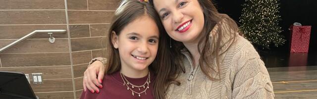 Our elementary school lets parents eat lunch with their kids. My youngest is off to middle school, and I'll miss those priceless moments.