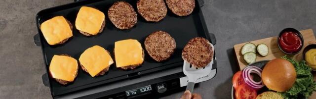Ninja's new indoor grill lets you cook 10 burgers at once and doesn't need scrubbing afterward