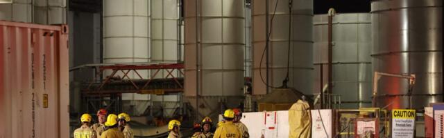 More than 30 workers were rescued after an industrial tunnel collapse in Los Angeles