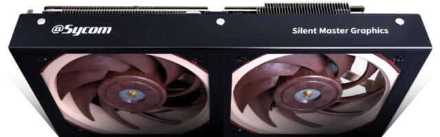 Sycom puts RTX 4070 Super and 4070 Ti Super under massive cooler equipped with Noctua fans