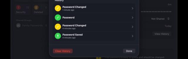 Apple's Passwords App Gains Version History Feature