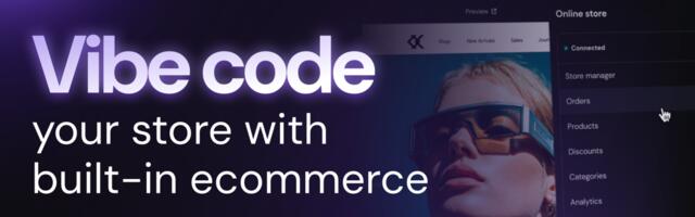 Build an online store in seconds? One of our favorite website builders is adding ecommerce capabilities to its vibe coding platform