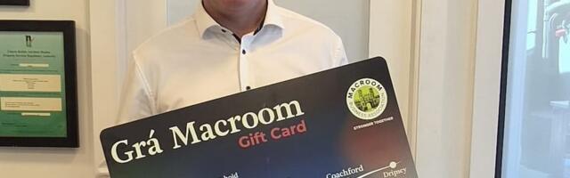 Grá Macroom Gift Card hits €200,000 in sales in 5 months