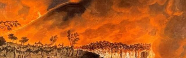 Watch a Reconstructed 250-Year-Old Robotic Painting Bring a Fiery Mount Vesuvius Back to Life
