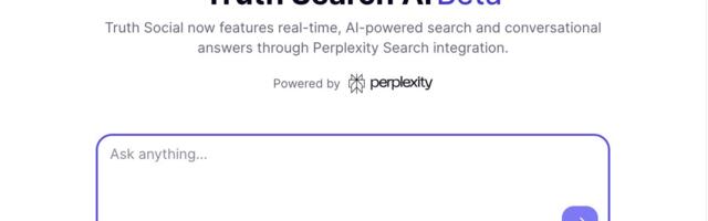 Trump's Truth Social is getting its own AI search engine — powered by Perplexity