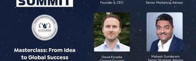 “From Idea to Global Success” Silicon Castles’ Masterclass at this year’s EU-Startups Summit!