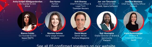 10 new speakers for the Tech.eu Summit: Leaders from Iris.ai, Atomico, Vivaldi, Partech, NeXR, Earlybird, Thomson Reuters and more!