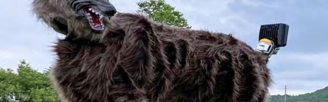 Japan can’t make robot wolves fast enough to counter the rise in bear attacks that have killed 13 humans this year — $4,000+ animatronic Monster Wolf features intense LEDs and makes loud noises