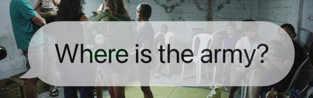 Where was the Israeli army on October 7?