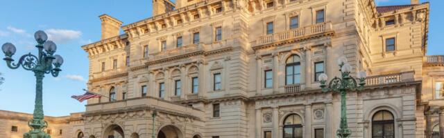 Marble walls, ceiling murals, and a 9,000-square-foot ballroom: See inside the historic homes where 'The Gilded Age' was filmed