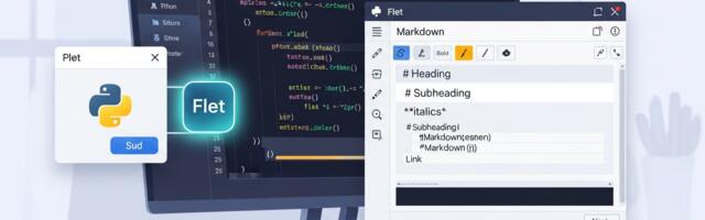 Создаем GUI на Python: от простого скрипта к Markdown-редактору с Flet