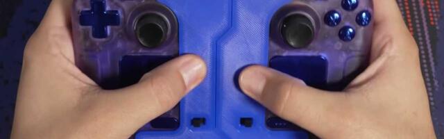 Someone turned a Steam Deck shell into a DIY PC controller using 3D-printed connectors — features dual touchpads and Nintendo Switch 2-esque split design