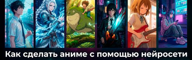 Как сделать фото в стиле аниме через нейросети: Гайд, стили и промпты для ИИ