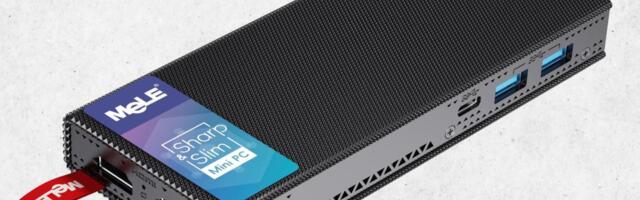 Fanless Intel N100 stick PC bundles Windows 11, 16GB RAM and 256GB eMMC into a tiny form factor