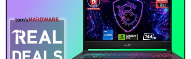 Only $1,199 for this 15.6-inch MSI Katana gaming laptop with RTX 4070 GPU.