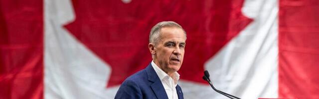 Carney and Liberal Party projected as winners as Canadians rally against Trump's tariffs