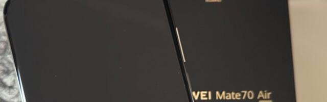 Huawei Mate 70 Air poses for the camera