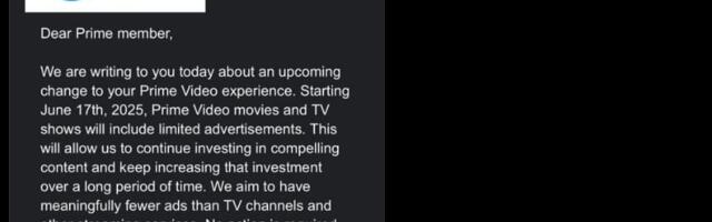 Amazon Prime Video To Include Ads On Shows, Movies