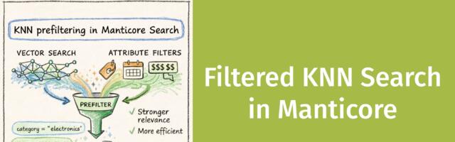 Предварительная фильтрация KNN в Manticore Search