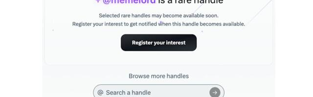 X's handle marketplace is open and there are some... interesting names if you're willing to pay