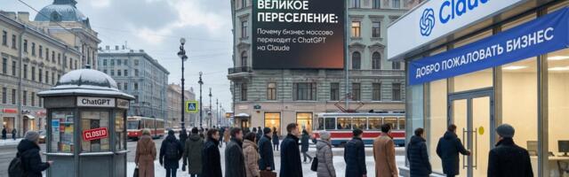 Великое переселение: Почему бизнес переходит с ChatGPT на Claude