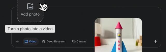 Gemini can now turn images into videos