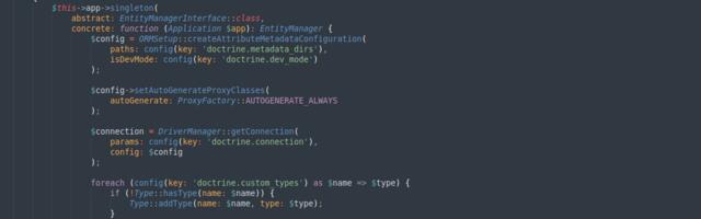 Установка и настройка Doctrine ORM в Laravel Установка и настройка Doctrine ORM в Laravel