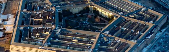 An unusual vending machine selling mystery boxes briefly popped up at the Pentagon. Then it was gone.