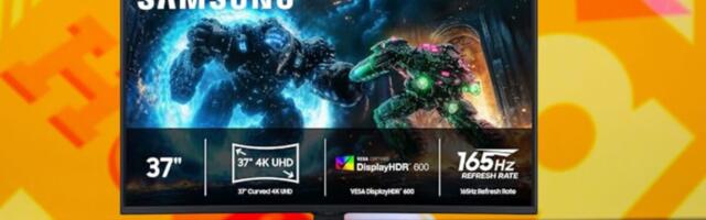 Enhance your gaming set up with this 37" Samsung Odyssey 4K curved gaming monitor and save $150