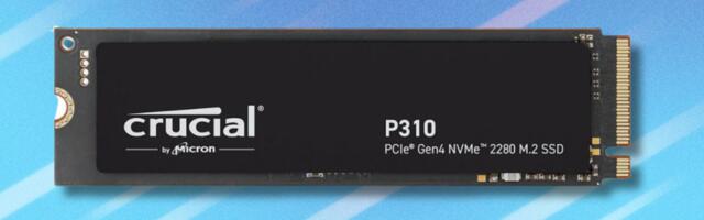 Gain some storage space with the Crucial P310 1TB SSD for its lowest price yet