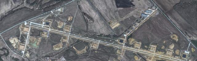 Satellite images reveal that Russia built out a base for a new generation of jet-powered drones