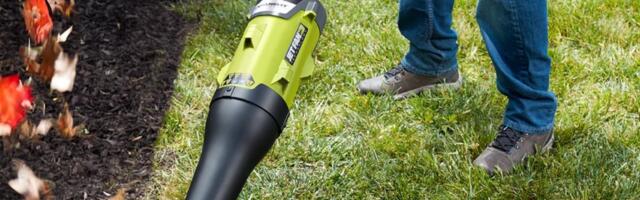 The Ryobi Expand-It Attachment That Turns Your String Trimmer Into A Leaf Blower