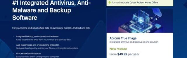Back up and secure your computers with Acronis True Image — now 50% off for a limited time