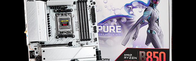 Sapphire launches a pair of AMD B850 motherboards for Ryzen CPUs — white offerings for budget builds