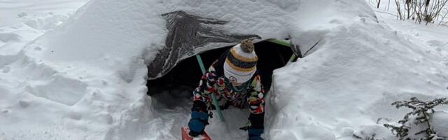 Influencers convinced me I needed to build an igloo for my kids. The results made this snow day bearable, and it was free.