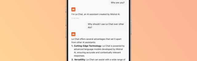 Mistral AI's 'Le Chat' Chatbot Now Available on iPhone