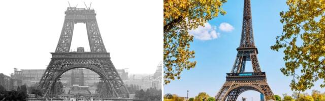 Photos of 13 iconic landmarks as they were being constructed