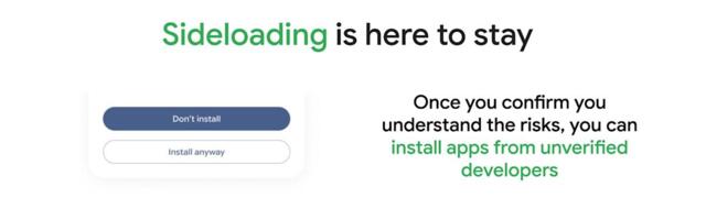 Android will hide app sideloading behind a new one-time security process