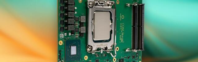 Intel Bartlett Lake CPUs power new 120 x 160mm COM-HPC modules from congatec — features up to 24 hybrid cores, 128GB of DDR5-4000 memory, and 32 EUs