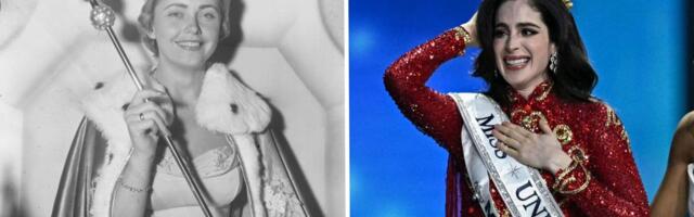 Photos show how the winning gowns from the Miss Universe pageant have changed through the years